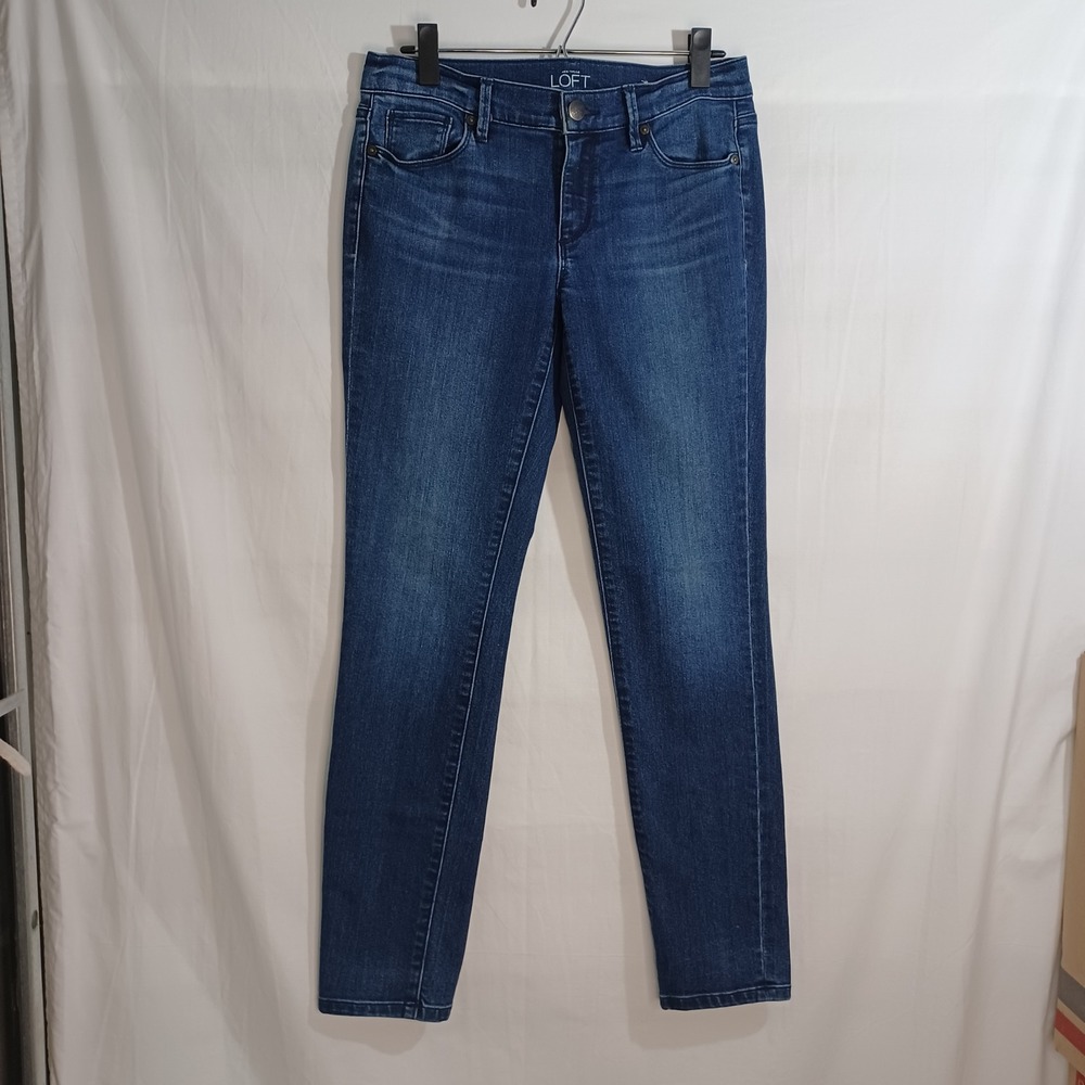 Women's Ann Taylor Loft Modern Skinny Blue Jean Size 28/6
